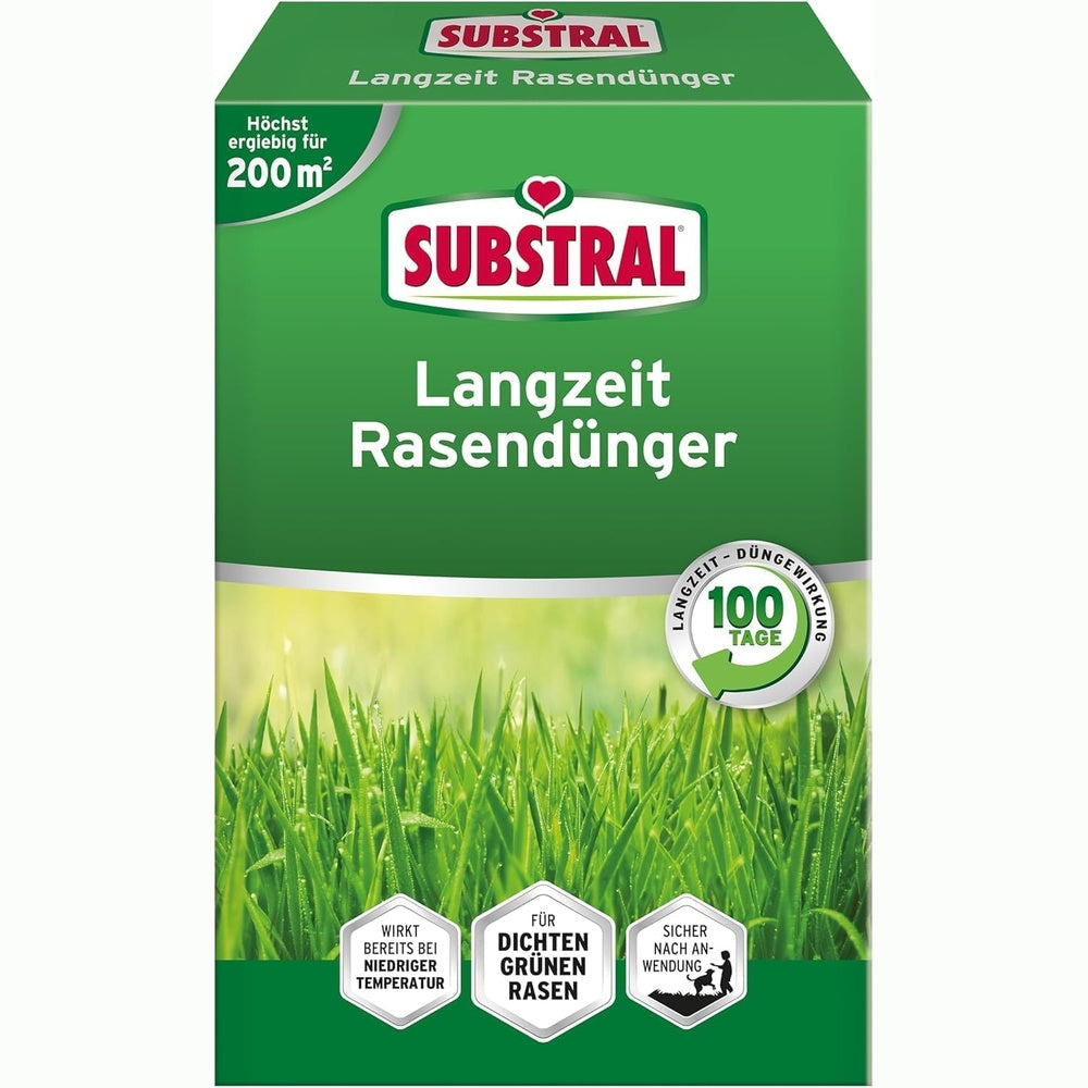 Ingrasamant Premium SUBSTRAL pentru Gazon 5 kg - Efect Verde 100 Zile, pentru 200 mp
