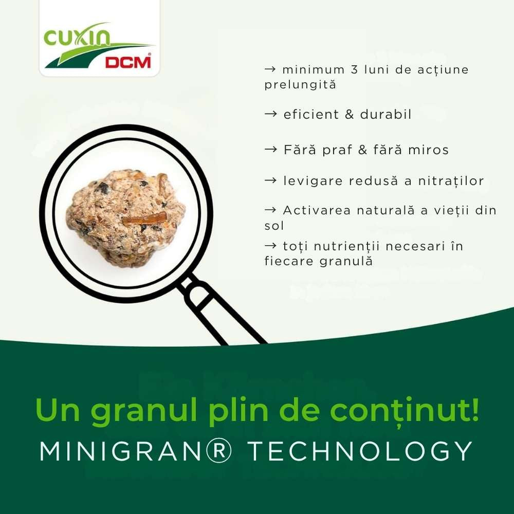 Ingrasamant Gazon Anti Muschi CUXIN, Micro Lawn Fertiliser Plus 10 kg, pentru 200 mp