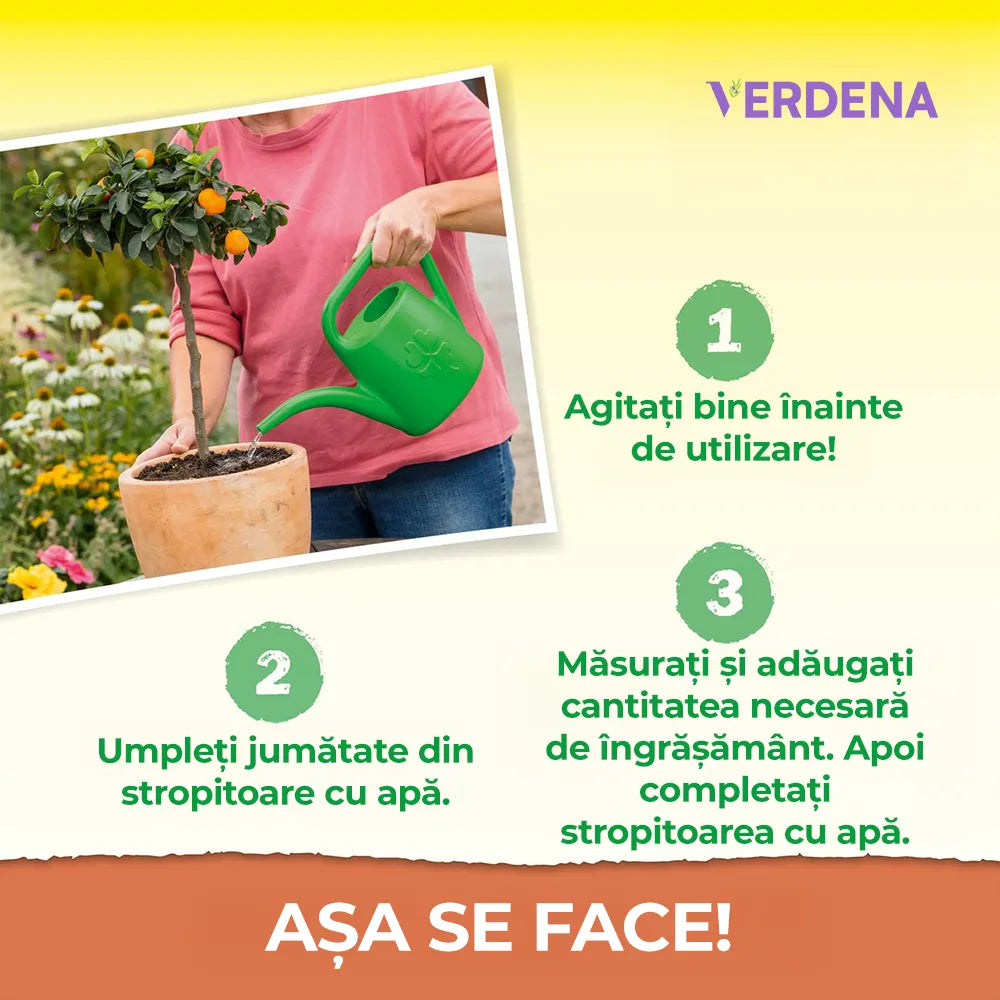 Ingrasamant Lichid pentru Plante Citrice si Mediteraneene, 250 ml, Nutritie Optima, Neudorff