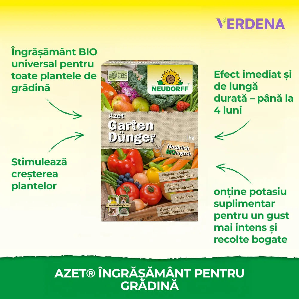 Ingrasamant Universal pentru Legume si Plante, 1.75 kg, Efect Imediat si de Lunga Durata, Neudorff