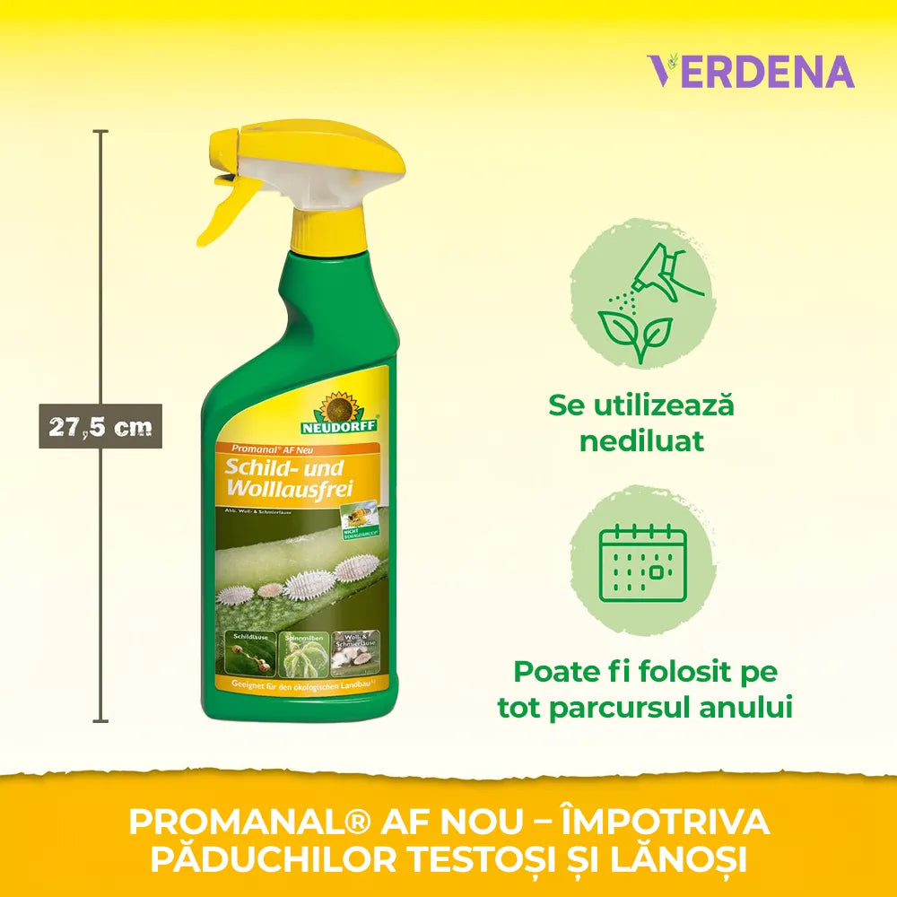 Insecticid contra Paduchiilor Testoase si Lanoase, 500 ml, Neudorff