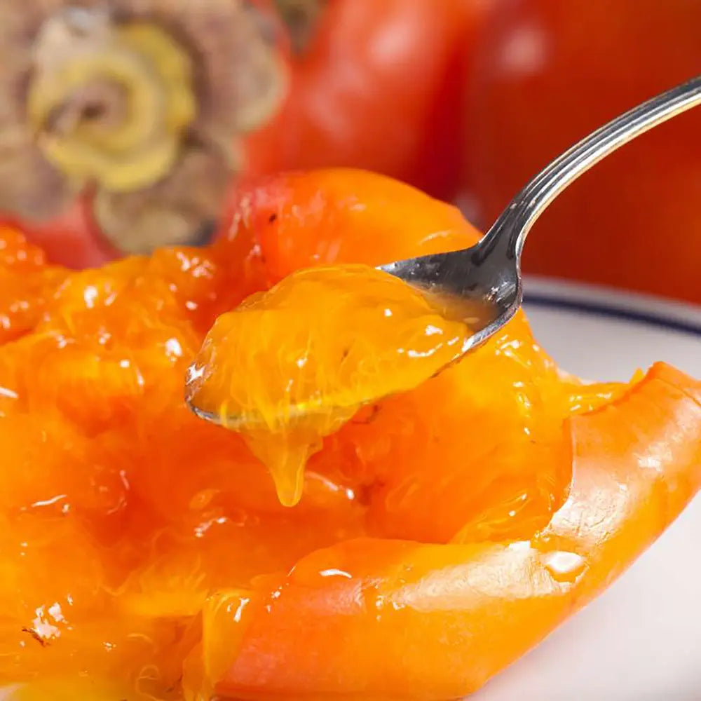 Pom Kaki Cioccolatino (Diospyrus), Curmal Japonez, cu fructe portocaliu-maro, an 2 pe rod