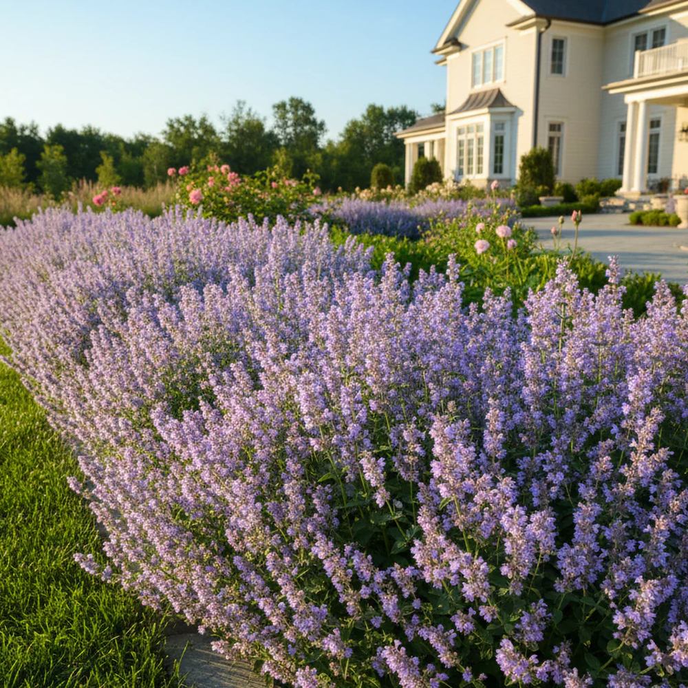 Menta Pisicii (Nepeta Picture Purfect), flori mov-albastrui, iubitoare de soare, rezistenta la seceta si frig