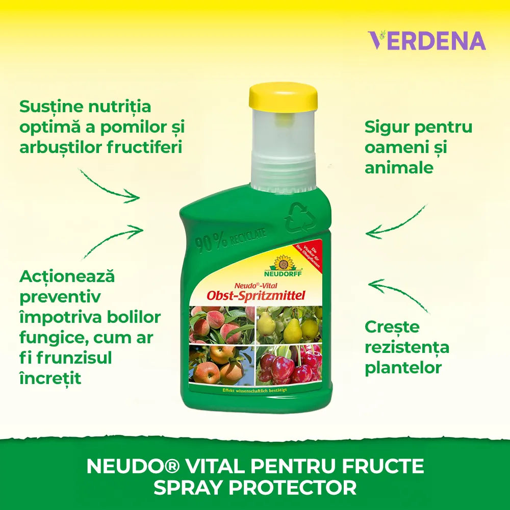 Pesticid pentru Fructe, 250 ml, Vital pentru Protectia Fructelor, Neudorff