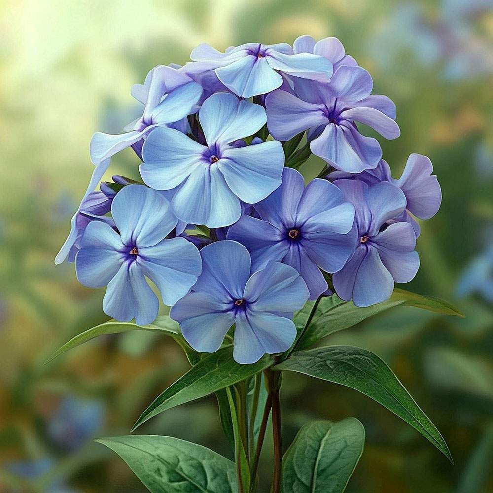 Brumarela Inalta Phlox paniculata Blue Boy, flori albastre- violet parfumat, planta perena cu crestere rapida, pentru gradina