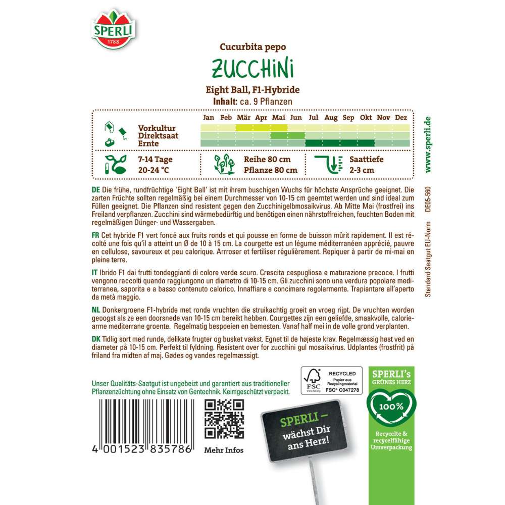 Seminte dovlecel rotund Eight Ball F1 – forma sferica si gust delicat