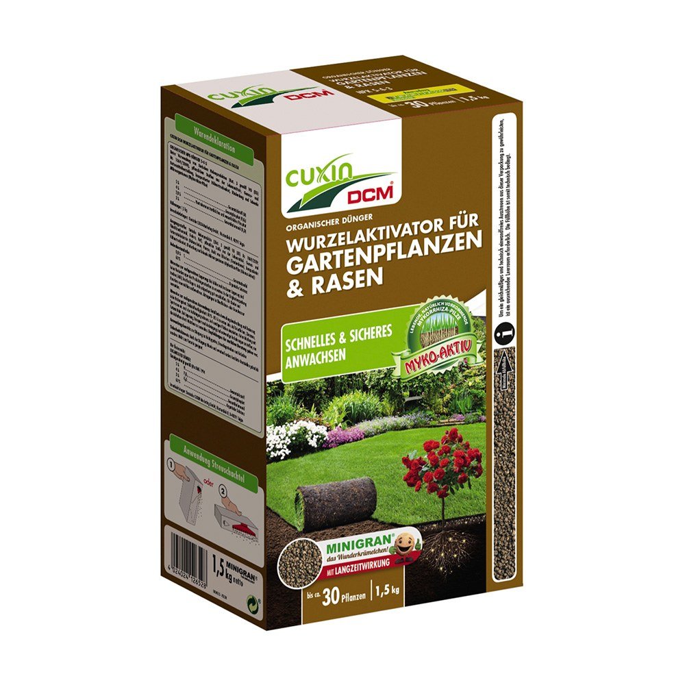 Biostimulator de inradacinare pentru Plante de Gradina si Gazon, 1.5 kg, Stimulare Rapida, Cuxin DCM