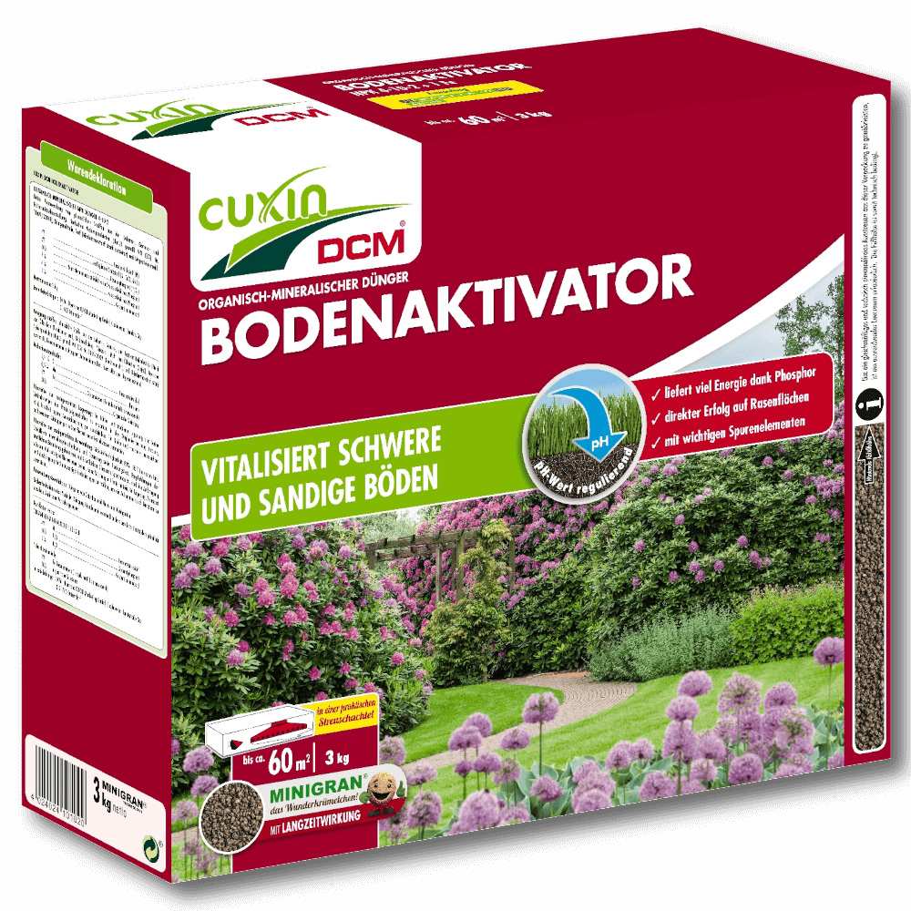 Biostimulator de Sol, 3 kg pentru 60m², CUXIN DCM