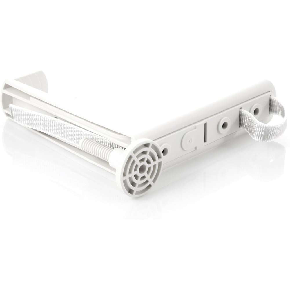 Suport de Prindere Lechuza Balconera, Alb, compatibil cu dimensiuni 50 si 80, plastic durabil, reglaj cu surub