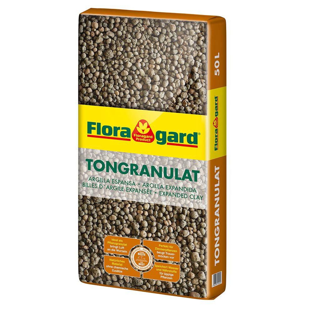 Granule de Argila pentru Drenaj si Hidroponica, 10 l, Solutie Eficienta, Floragard