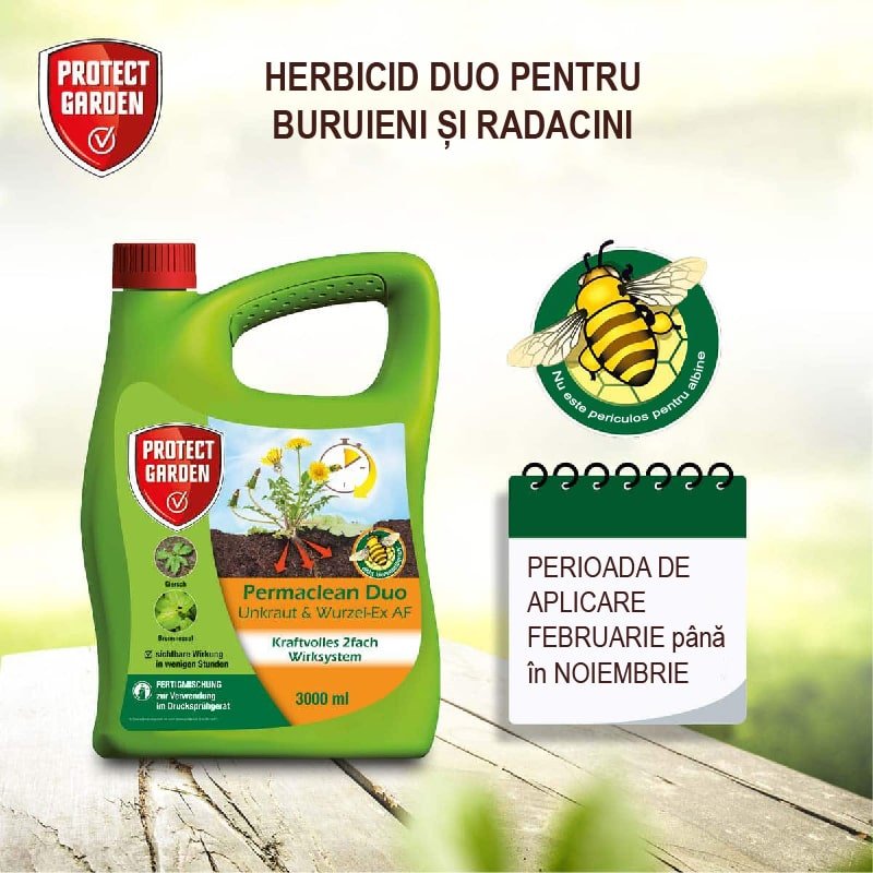 Erbicid Contra Buruienilor si Ierburilor, 1 l, PROTECT GARDEN