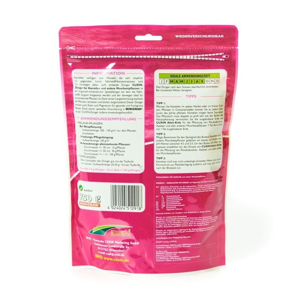 Ingrasamant Delicat pentru Camelii, Trandafiri Japonezi, 750 g, CUXIN DCM