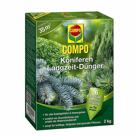 Ingrasamant pentru Conifere, 2 kg, Efect de Lunga Durata, COMPO - VERDENA-850 g