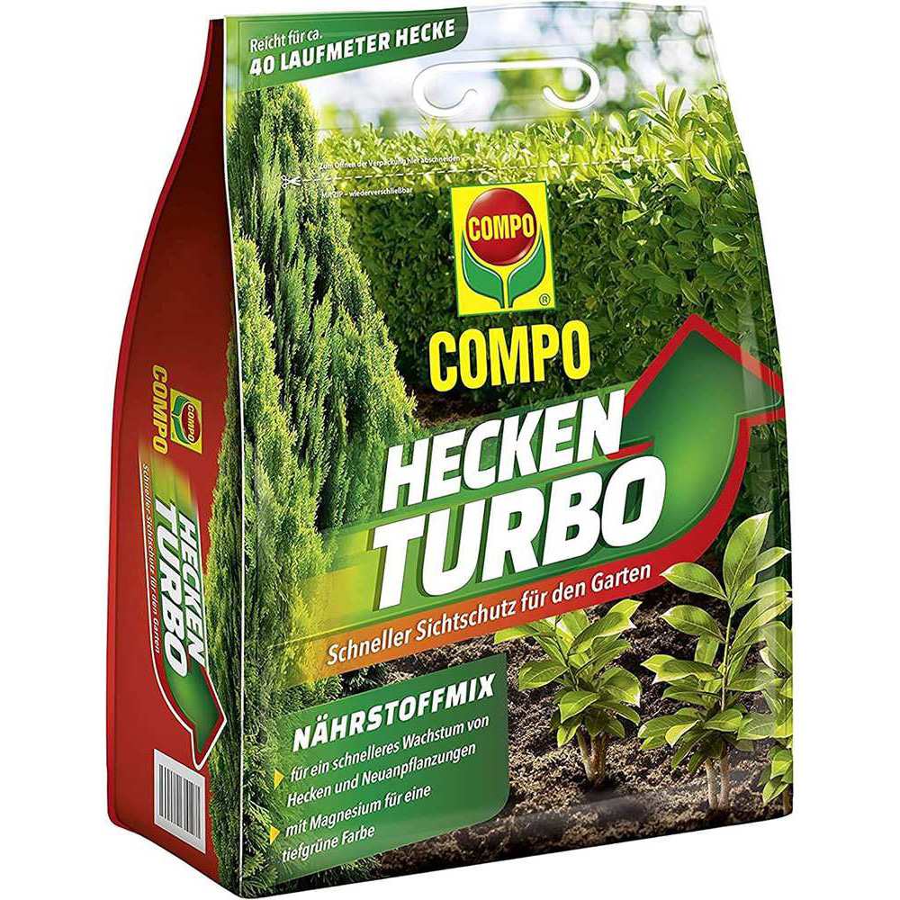 Ingrasamant Turbo Special pentru Garduri Vii, 4 kg, Mix de Nutrienti, COMPO - VERDENA-4 kg