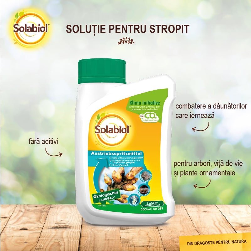 Insecticid Bio pentru Combaterea Daunatorilor Iernatori pentru Pomii Fructiferi si Ornamentali, 500 ml, SOLABIOL