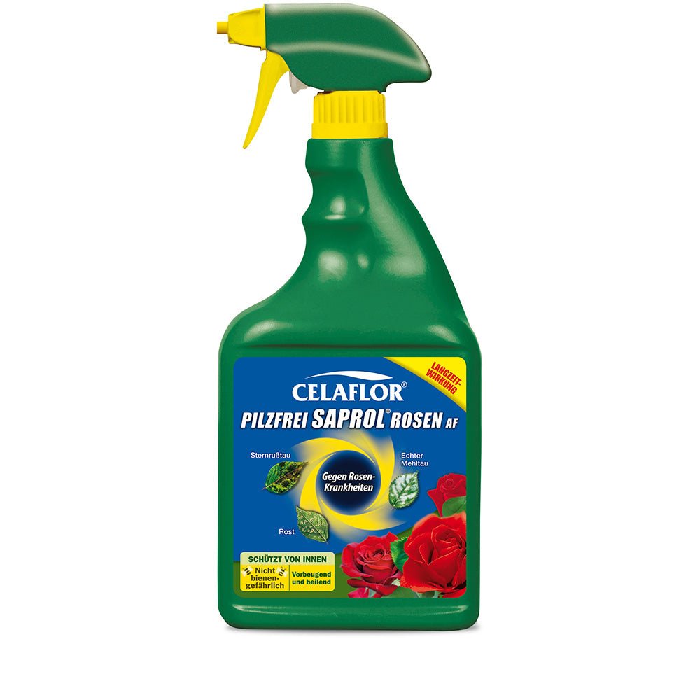 Insecticid Lichid de Ciuperci pentru Trandafiri, 750 ml, Contra Boli Fungice precum Rugina, Mucegaiul si Pete Negre, CELAFLOR