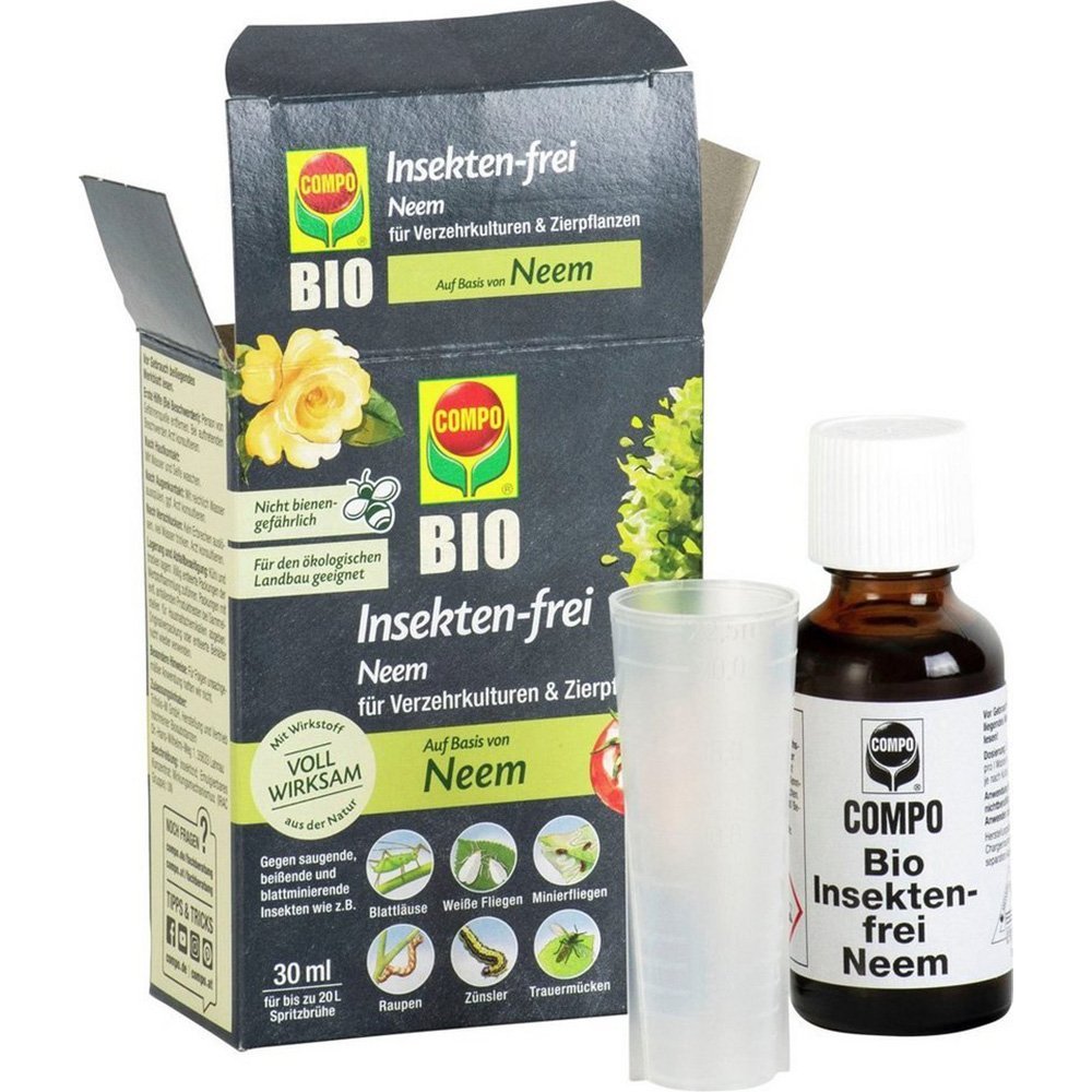 Insecticid Organic pentru Plante Ornamentale, Legume si Ierburi, 75 ml, COMPO