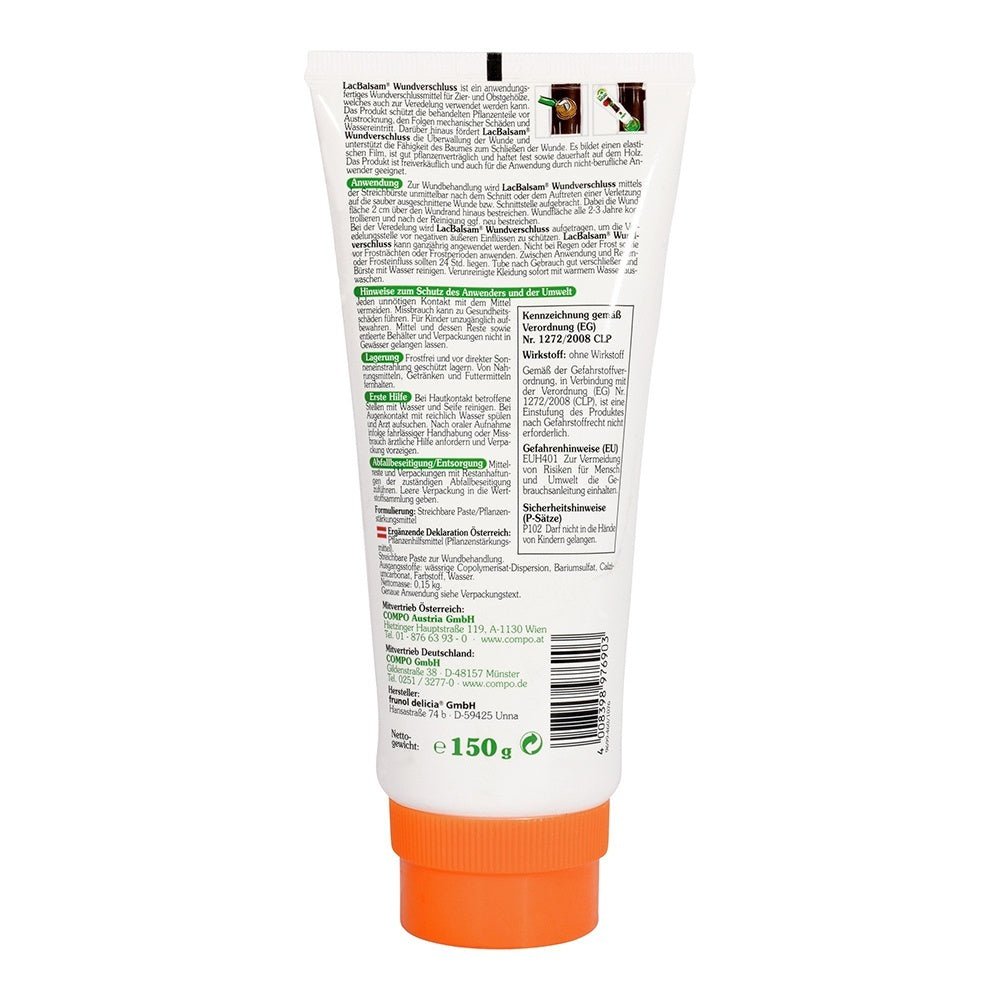 Mastic pentru sigilarea taierilor la pomi Lac Balsam, 150 g, Protejeaza si Vindeca, COMPO