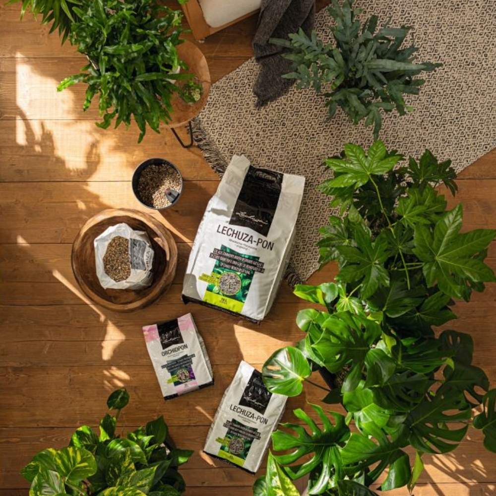 Substrat Mineral LECHUZA Lechuza-pon 18 l, pentru toate plantele de interior si de ghiveci, 100% fara turba, cu ingrediente naturale