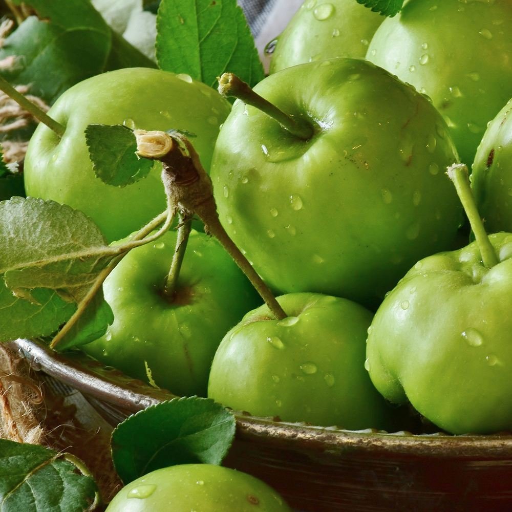 Mar (Malus) Granny Smith, cu fructe dulci-acidulat