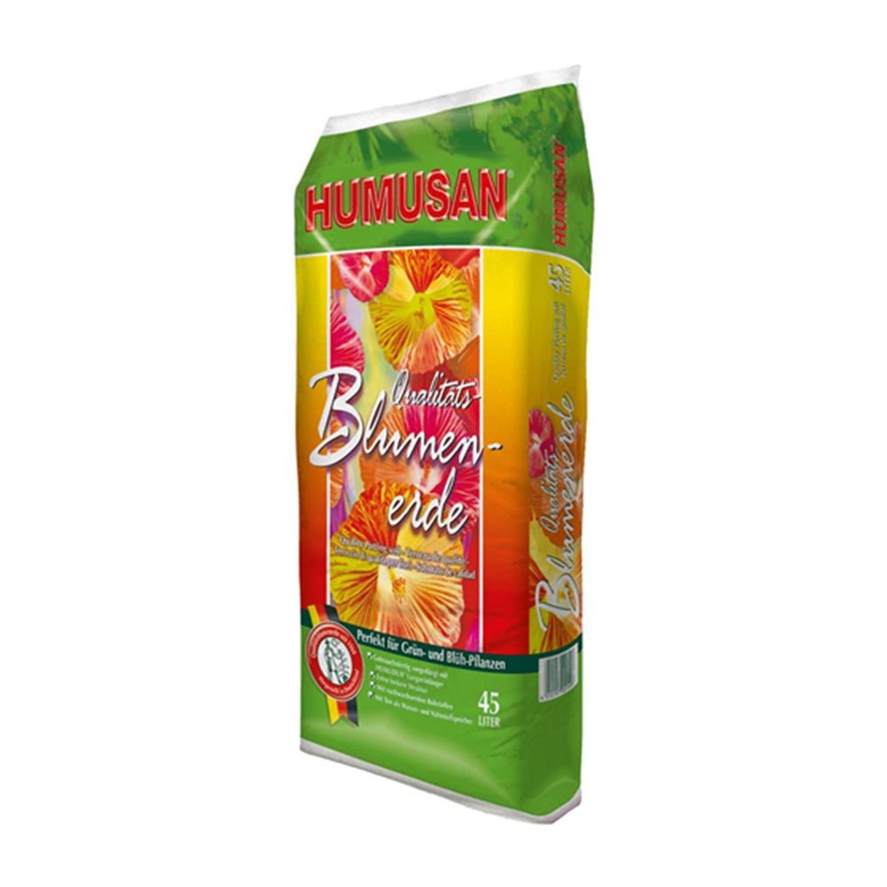 Pamant HUMASAN pentru Flori cu Continut Redus de Turba, 10 l, Floragard