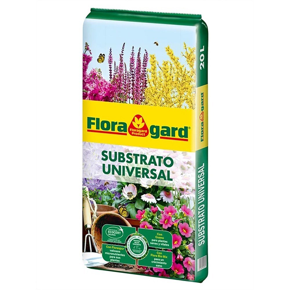 Pamant pentru Flori cu Ingrasamant Organic Guano, 20 l, Floragard