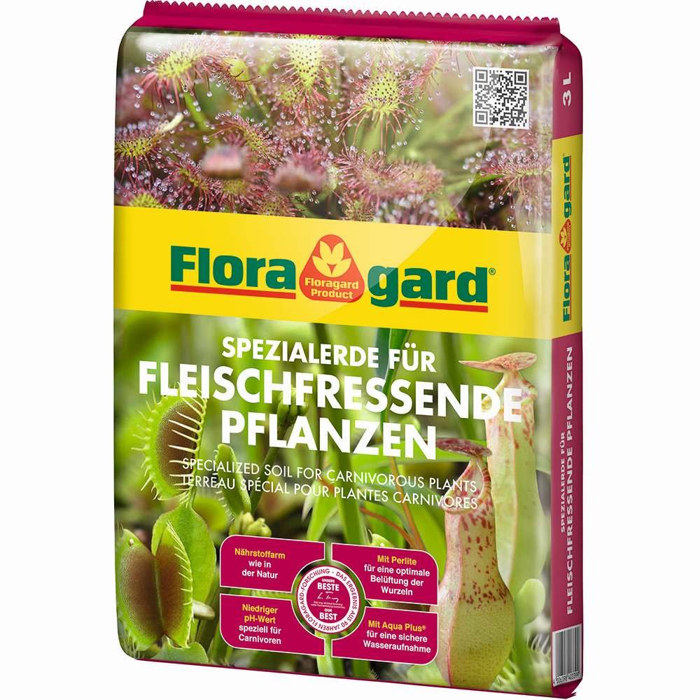 Pamant Special pentru Plante Carnivore, 3 l, Potrivire Perfecta pentru Repotare, Floragard
