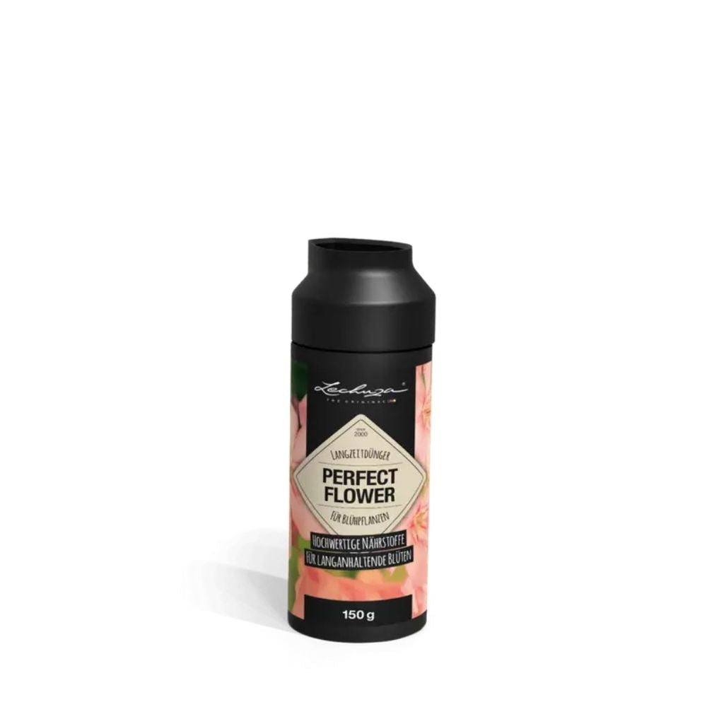 Ingrasamant Lechuza PERFECT FLOWER 150 g, pentru toate plantele cu flori, eliberare lenta, 3g/L, 100% sigur pentru mediu