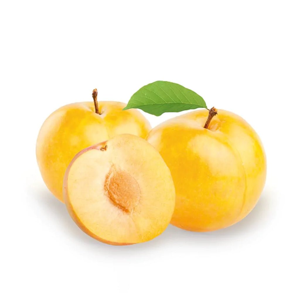 Prun Reine Claude d'Oullins (Prunus Domestica), cu fructe dulci galbene