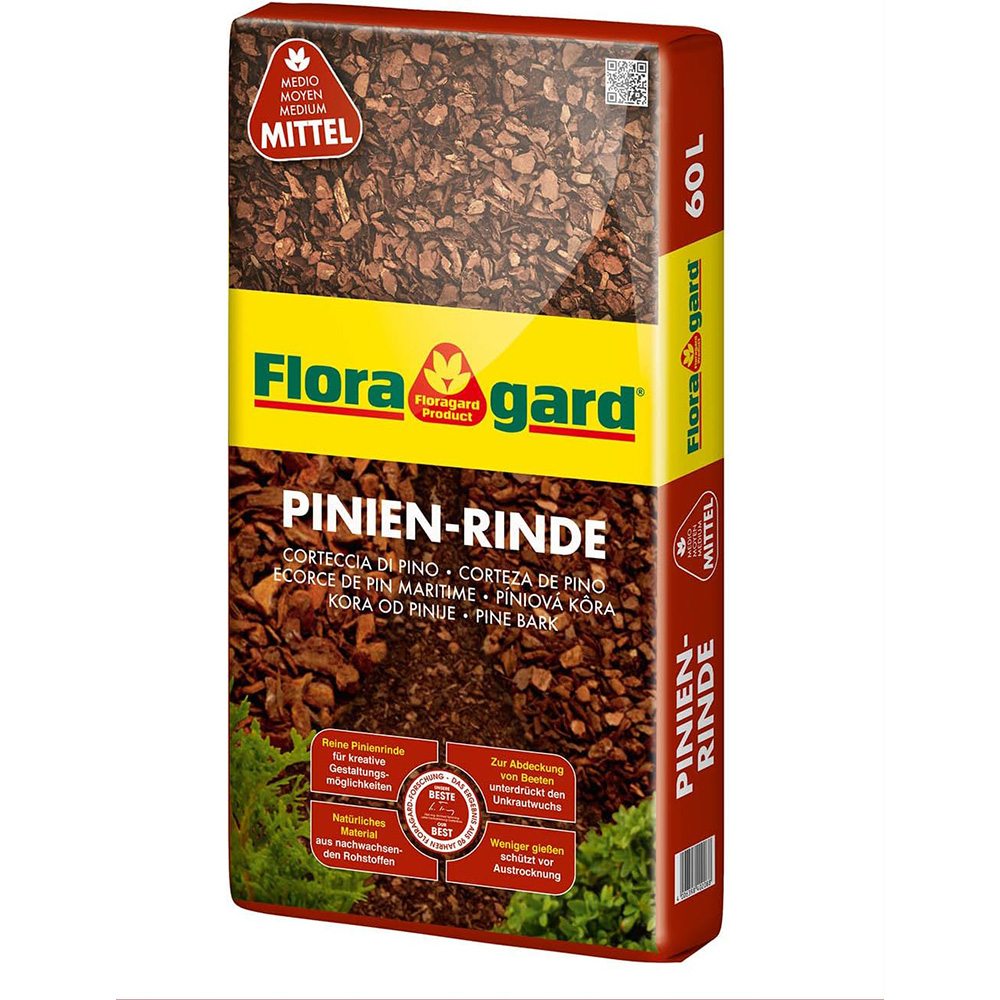 Scoarta de Pin Decorativa pentru Tulpina, 25-40 mm, 60 l, Floragard