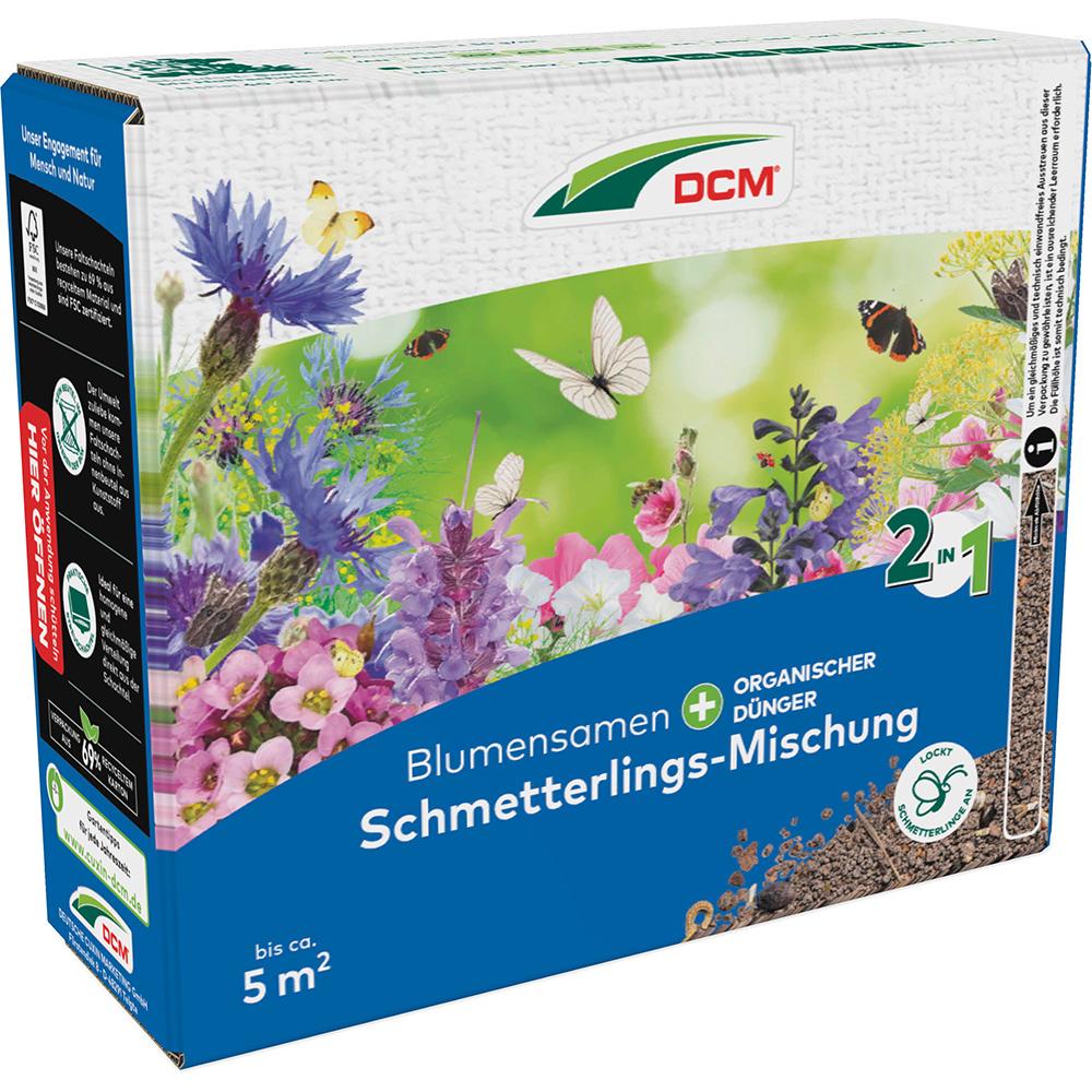 Seminte de Flori Mix pentru pentru Fluturi, Ingrasamant si Seminte 2-in-1, 260 g pentru 5m², CUXIN DCM