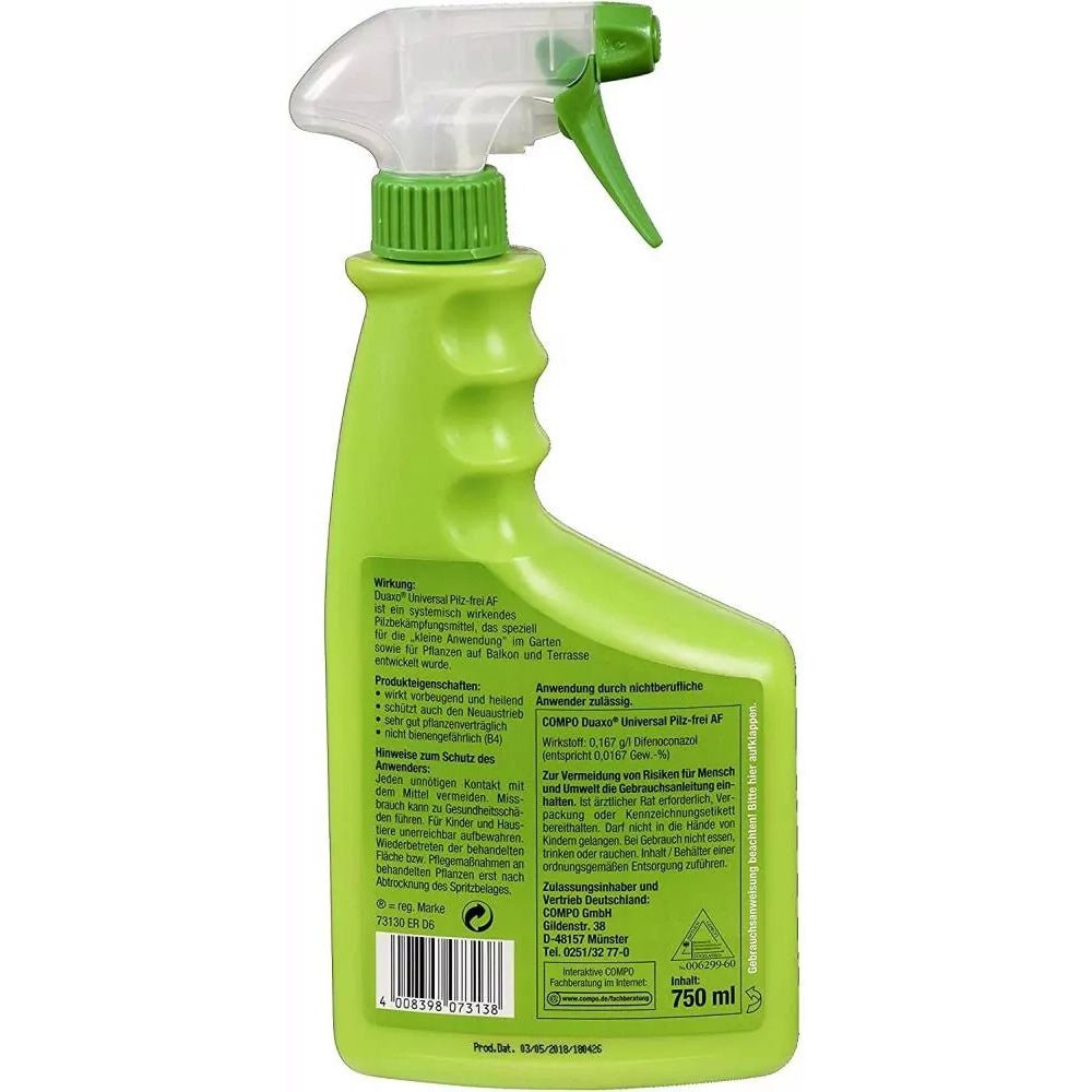 Spray Organic Anti-Ciuperca pentru Protectie Universala impotriva Fainarii si Ruginii, 750 ml, COMPO