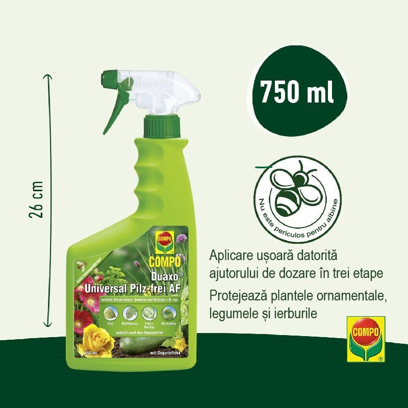 Spray Protector Universal pentru Plante contra Ciupercilor, 750 ml, COMPO
