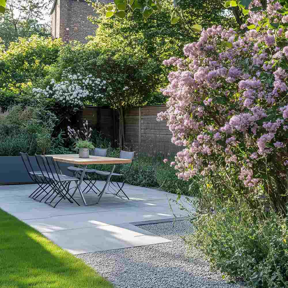 Liliac Nobil Michel Buchner (Syringa), arbust decorativ cu flori duble liliachii, parfum puternic, inflorire bogata