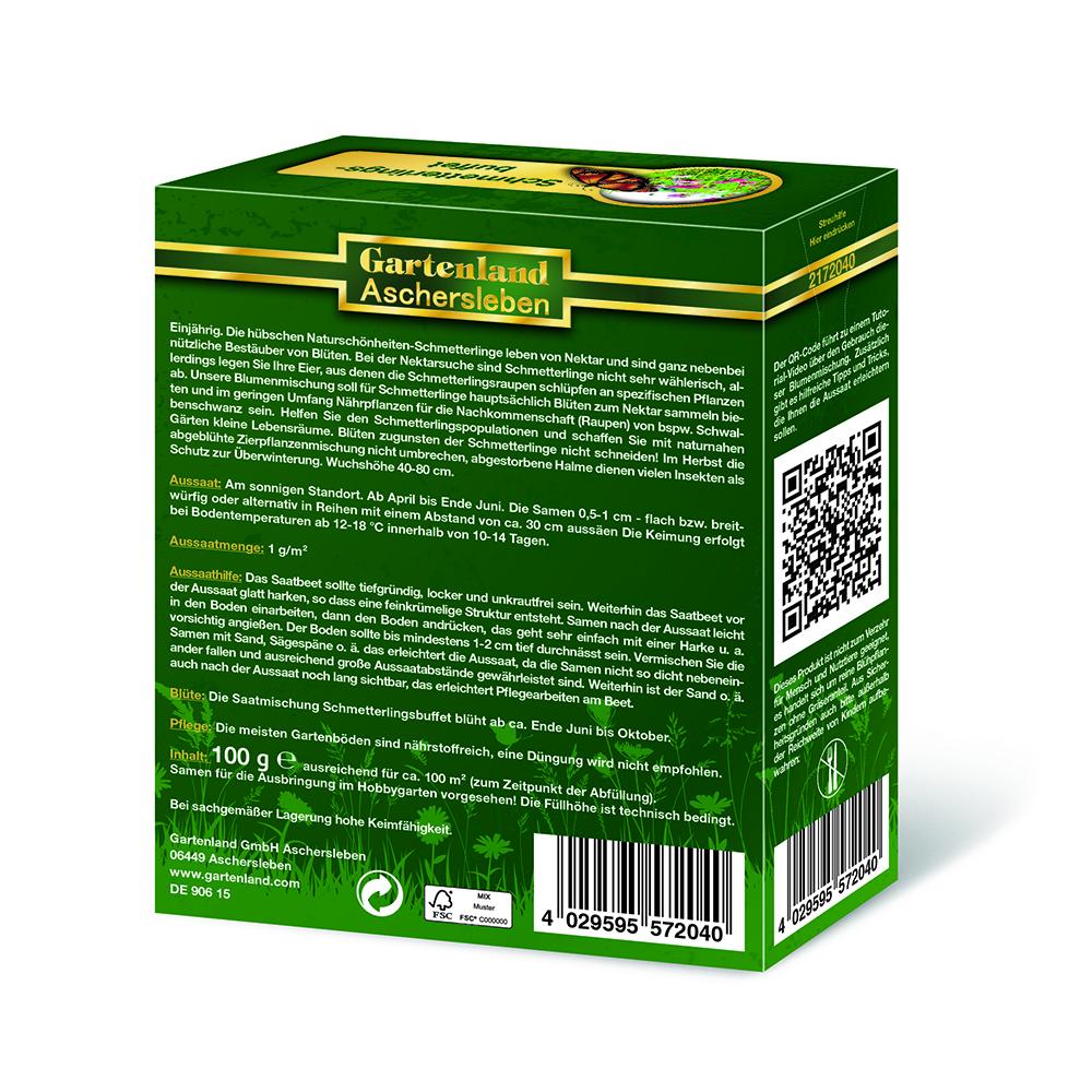 Amestec Seminte Flori de Pasune - Bufet de Fluturi, 100g, pentru 100m²