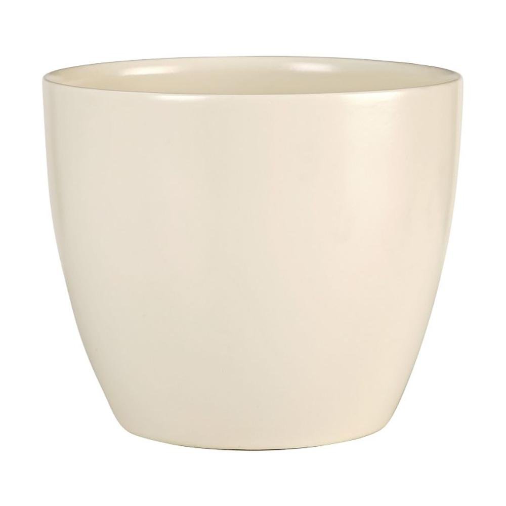 Ghiveci plante rotund Ceramic Scheurich, Ø 13 cm, H11,5 cm, Crem