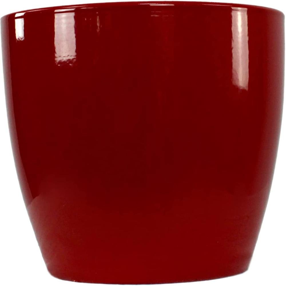 Ghiveci plante rotund Ceramic Scheurich, Ø 14 cm, H12,4 cm, Rosu
