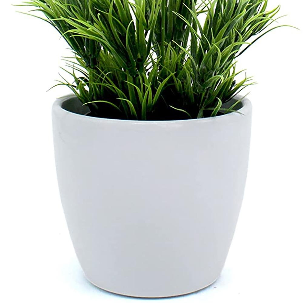 Ghiveci plante rotund Ceramic Scheurich, Ø 25 cm, H22,5 cm, Alb