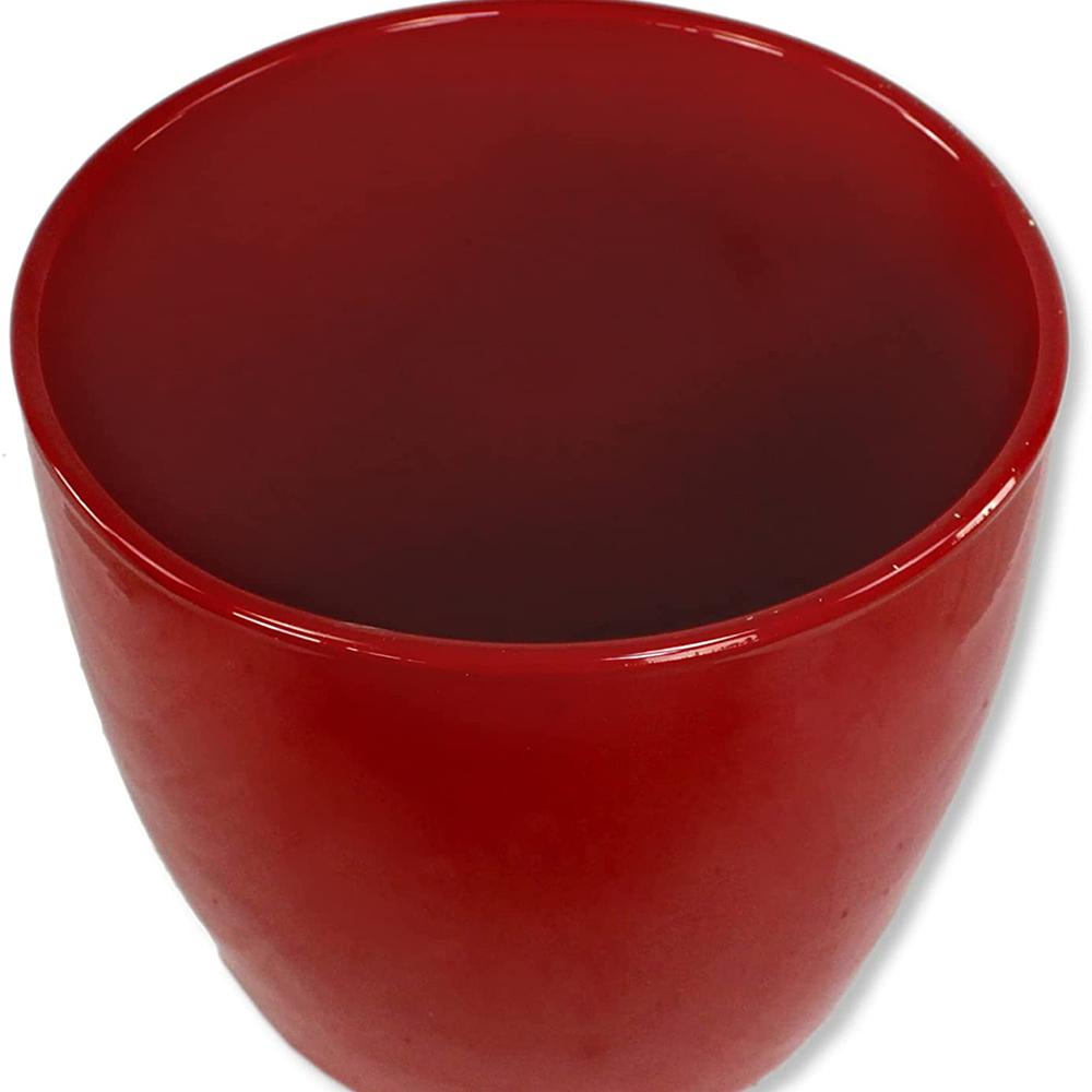 Ghiveci plante rotund Ceramic Scheurich Ø 22 cm, H19.5 cm, Rosu