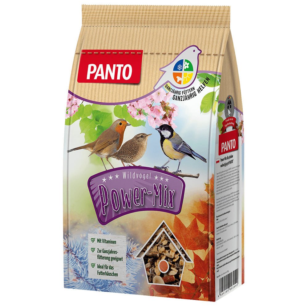 Hrana pentru pasari salbatice PANTO Power Mix, fara coji, cu pluramin, 1.7kg