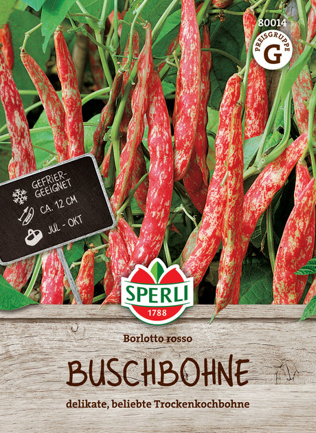 Seminte fasole pitica Borlotto Rosso