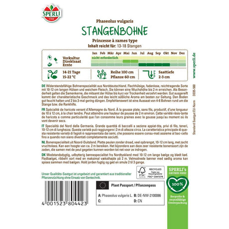 Seminte fasole urcatoare Princesse