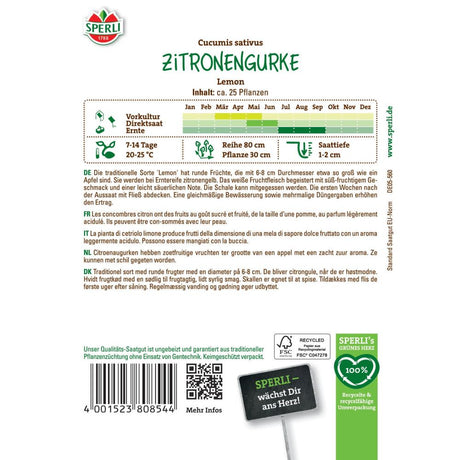 Seminte castraveti Lemon