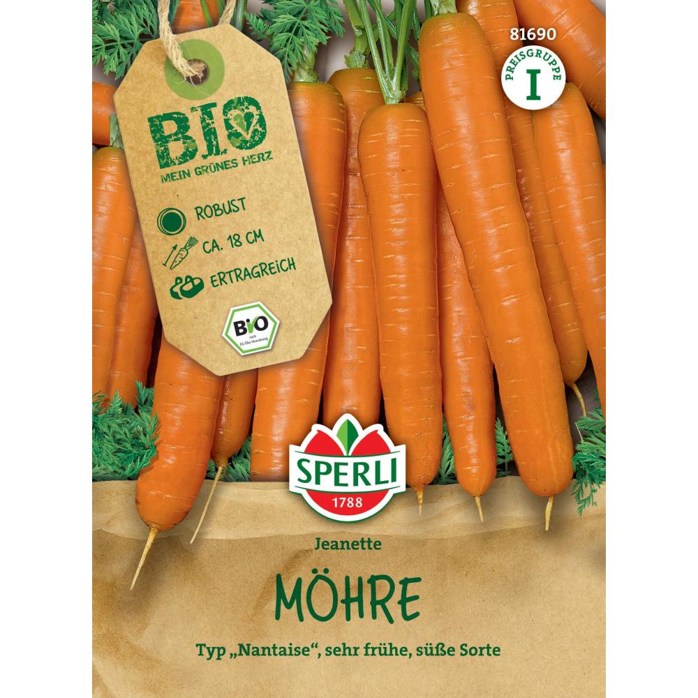 Seminte BIO morcovi Nantaise