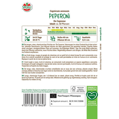 Seminte ardei Cayenne