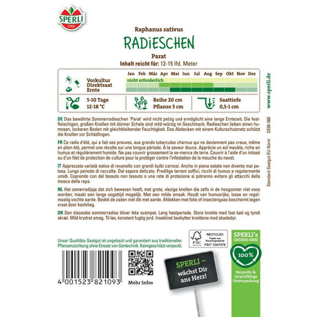 Seminte ridiche Parat