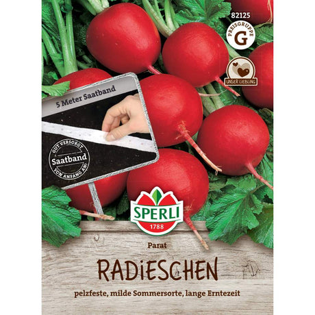 Seminte ridiche Parat cu banda