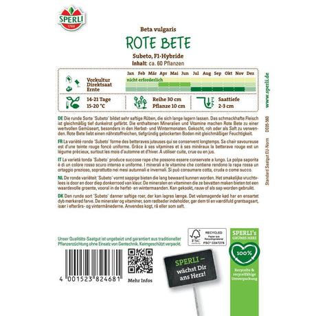 Seminte sfecla rosie Subeto
