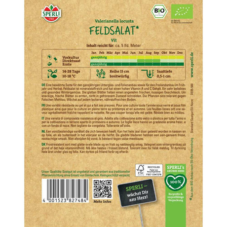 Seminte BIO salata de camp