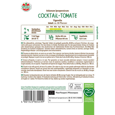 Seminte rosii Tigerella – rosii dungate, aspect deosebit si gust bun, ajung la 50-100 g